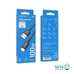 کابل شارژر تایپ سی بروفون مدل BX93 1M 100W
