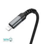 کابل لايتينينگ به AUX بروفون مدل BL15 1M