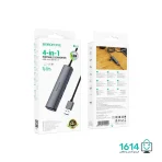هاب یو اس بی 4 پورت بروفون مدل DH12 USB 3.0