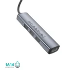 هاب یو اس بی 4 پورت بروفون مدل DH12 USB 3.0