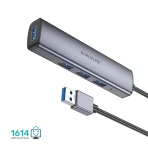 هاب یو اس بی 4 پورت بروفون مدل DH12 USB 3.0
