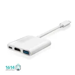 تبدیل Type-C به HDMI + USB3.0 + Type-C