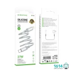 کابل تایپ سی به لایتنینگ بروفون مدل BX108 1M 27W