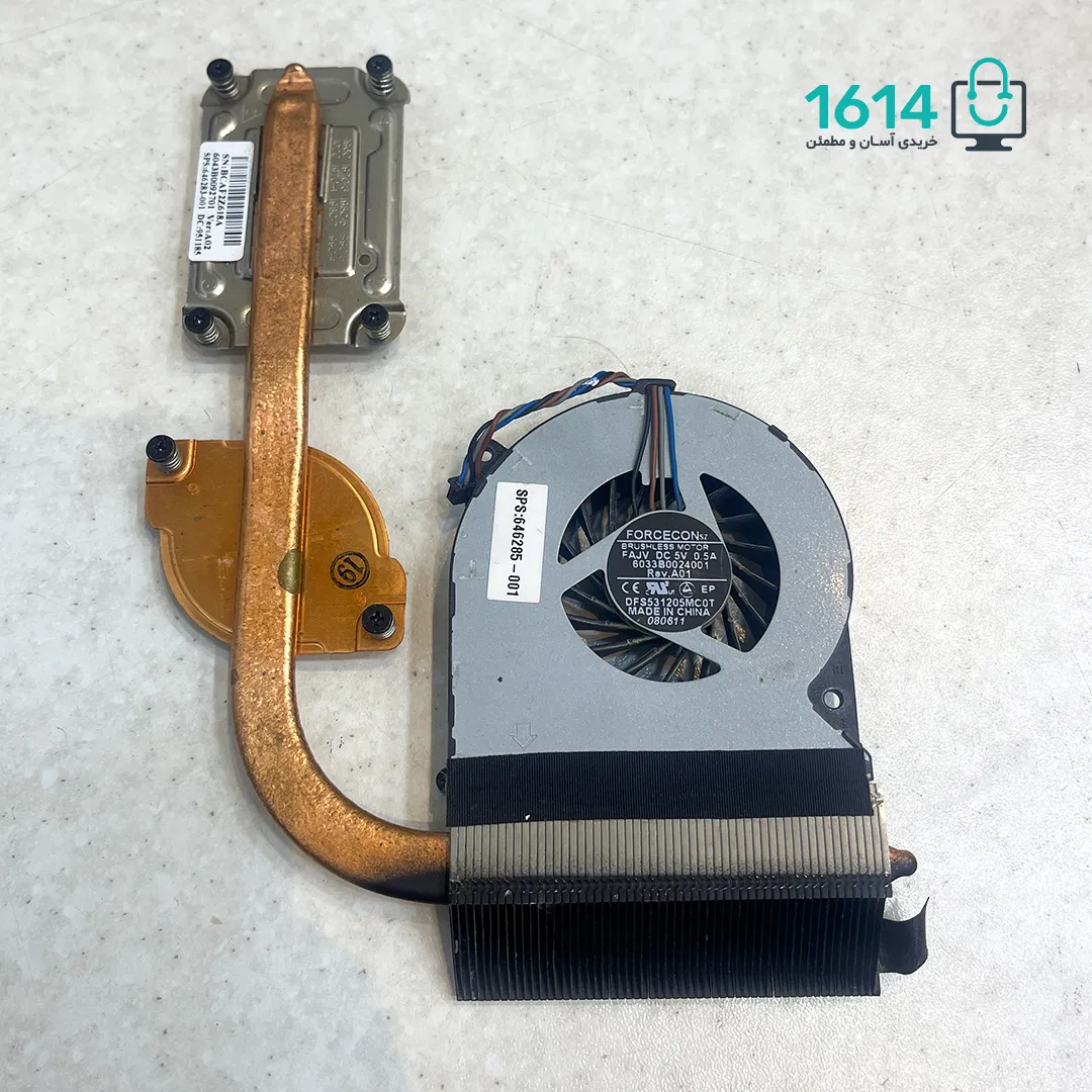 فن و هیت سینک لپ تاپ اچ پی مدل 4530s فن و هیت سینک لپ تاپ اچ پی مدل 4530s