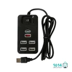هاب یو اس بی 5 پورت کایزر مدل KH-15 USB 2.0