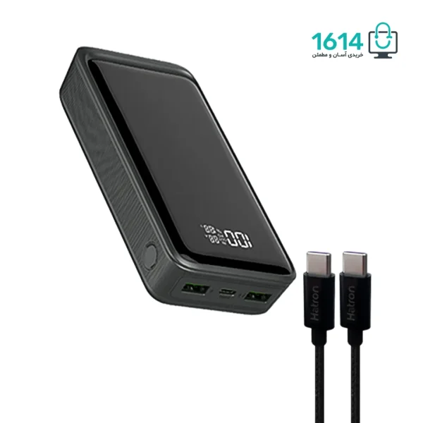پاوربانک هترون مدل HPB2055G 100W ظرفیت 20000mAh