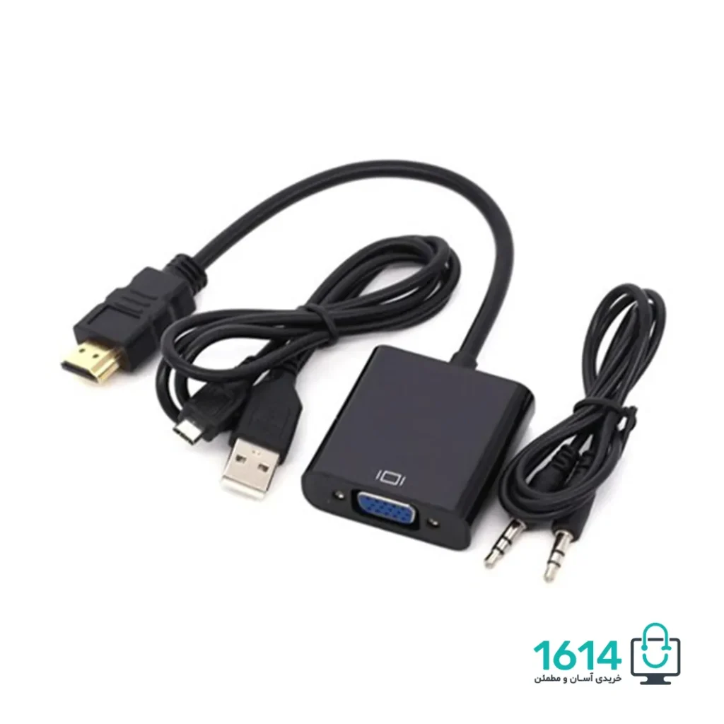 تبدِل HDMI به VGA آی فورتک برق دار
