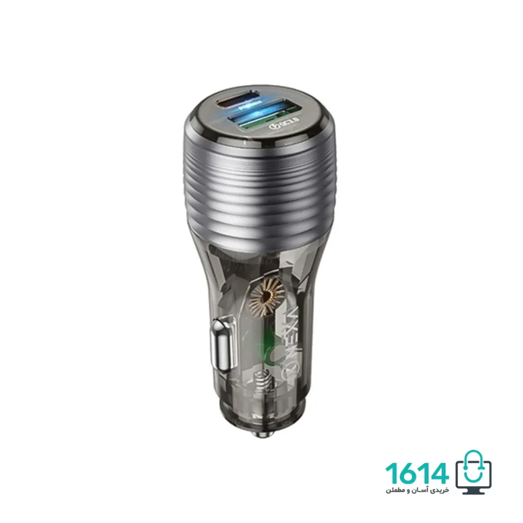 شارژر فندکی نکسا مدل R230 USB-AUSB-C PD 48W