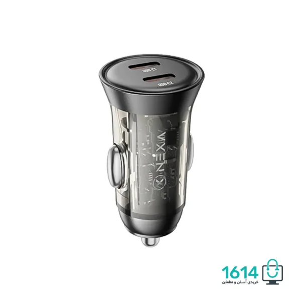 شارژر فندکی نکسا مدل R25 2USB-C PD 45W