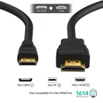 کابل تصویر HDMI به MINI HDMI مدل 1.5M