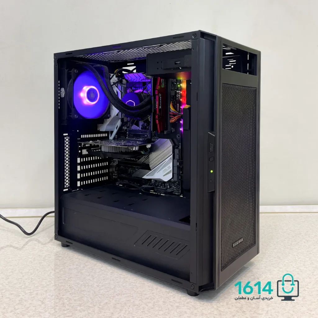کیس کامل گیمینگ کارکرده مدل i7(8700K)32GB256SSD4GB 1050Ti