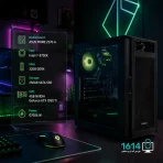 کیس کامل گیمینگ کارکرده مدل i7(8700K)32GB256SSD4GB 1050Ti