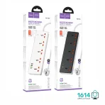 محافظ برق 5 خانه هوکو مدل AC14A 3U-1PD QC3