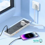 محافظ برق 5 خانه هوکو مدل AC14A 3U-1PD QC3